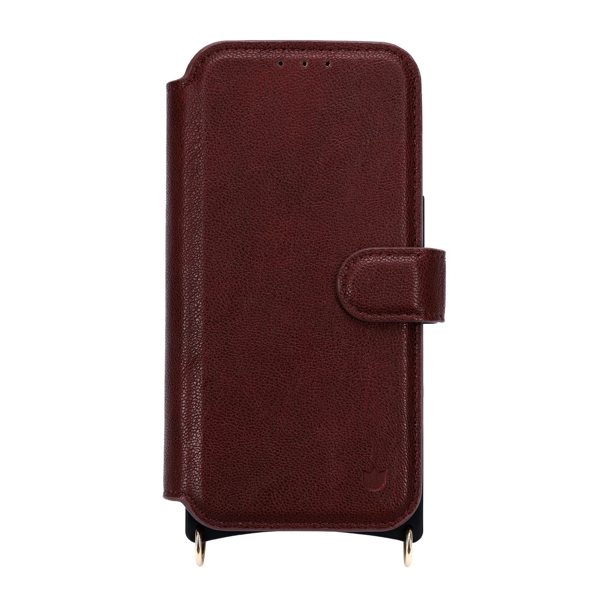 Apple iPhone 16 Hoesje - Burgundy Red - 'Amsterdam' Magnetische Wallet Case met Pasjeshouders en