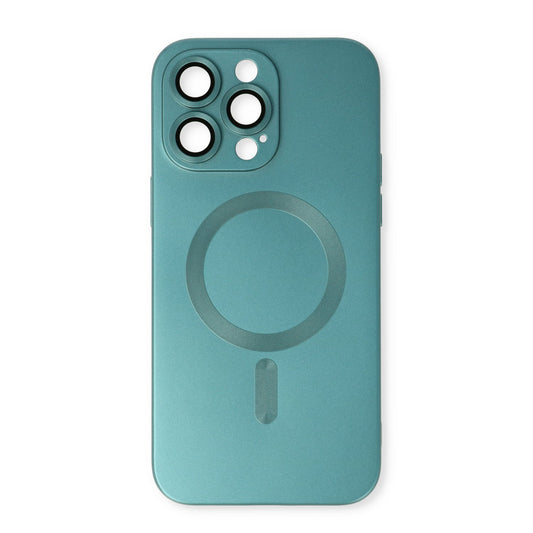 Apple iPhone 12 Pro Hoesje - Blauw - Matte Siliconen MagSafe Back Cover