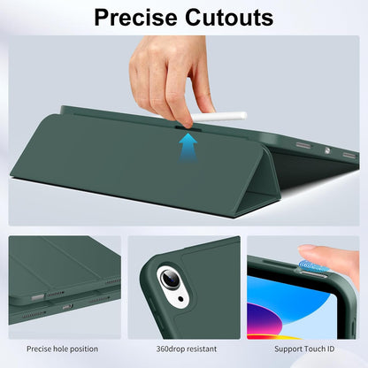 iPad A16 Tablethoes - Groen - Pen Slot Smart Cover