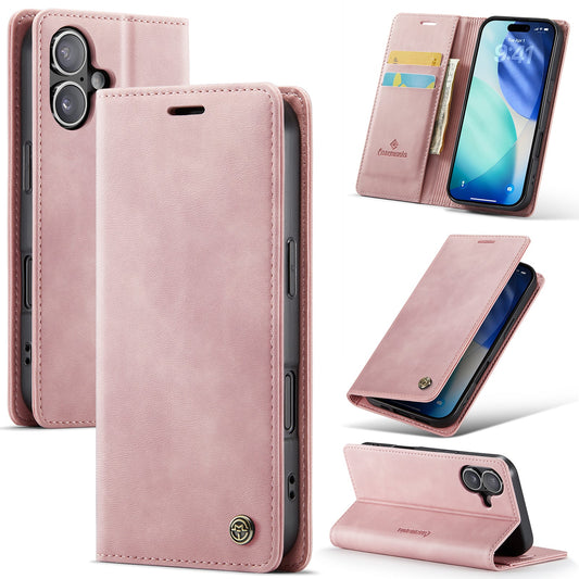 Apple iPhone 17 Case - Pale Pink - Luxury Thin Wallet Case