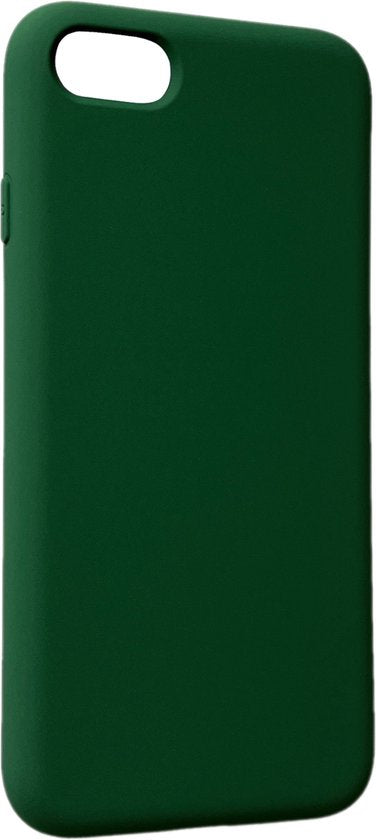 Coque Apple iPhone SE (2022) - Vert foncé - Étui arrière en silicone