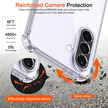 Samsung Galaxy A36 Case - Clear - Shockproof Back Cover