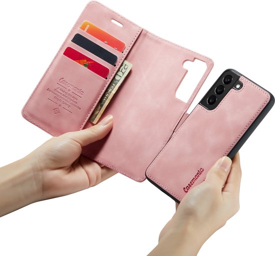 Samsung Galaxy S22 Plus Hoesje - Pale Pink - 2 in 1 Bookcase