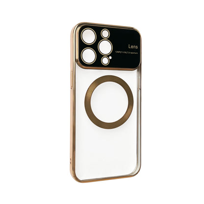 Apple iPhone 15 Pro Max Hülle - Gold - Silikon MagSafe Backcover mit Kameraschutz