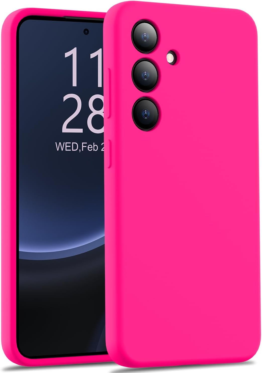 Samsung Galaxy S25 Plus Hoesje - Roze - Liquid Siliconen Back Cover