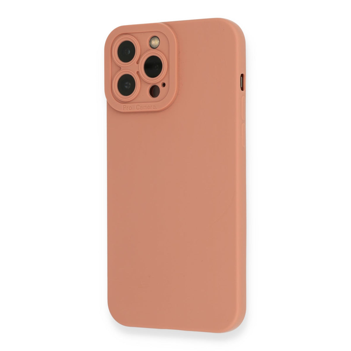 Apple iPhone 13 Pro Hoesje - Roze - Siliconen Camera Bescherming Back Cover