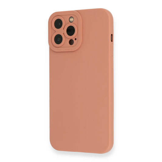 Apple iPhone 13 Pro Case - Pink - Silicone Camera Protection Back Cover
