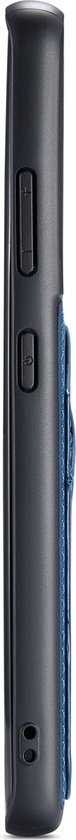 Samsung Galaxy S21 Ultra Hoesje - Navy Blue - Back Cover met Pasjeshouder