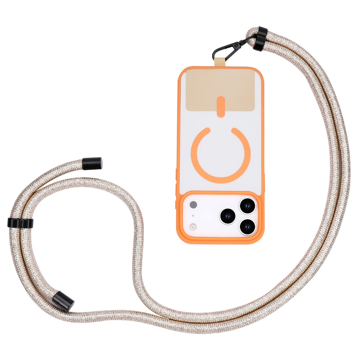 Extra Sterk Telefoonkoord - Metallic Gold