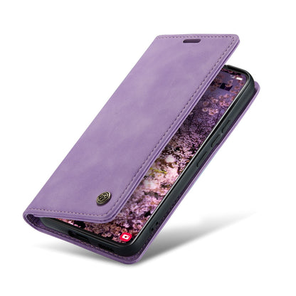 Samsung Galaxy S24 Hoesje - Bright Lila - Dunne Bookcase