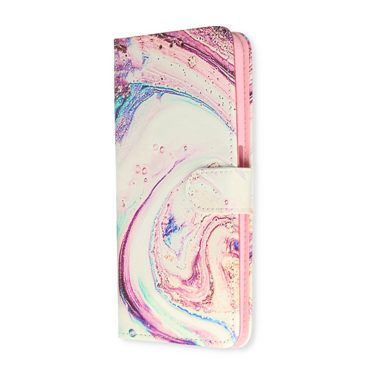 Samsung Galaxy A34 5G Hoesje - Marmer Twist Print - Bookcase