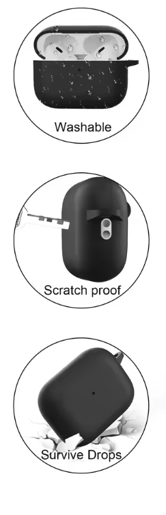 Apple AirPods Pro Hoesje - Liquid Siliconen - Lila