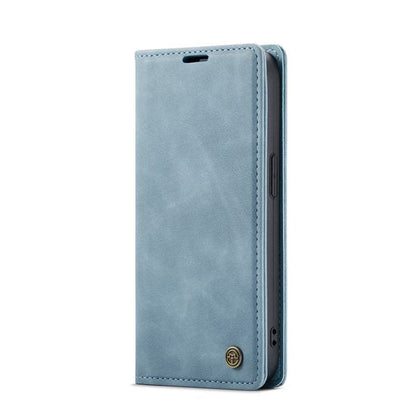 Apple iPhone 14 Pro Max Hülle - Aqua Blue - Schlanke Klapphülle mit Kartenfach