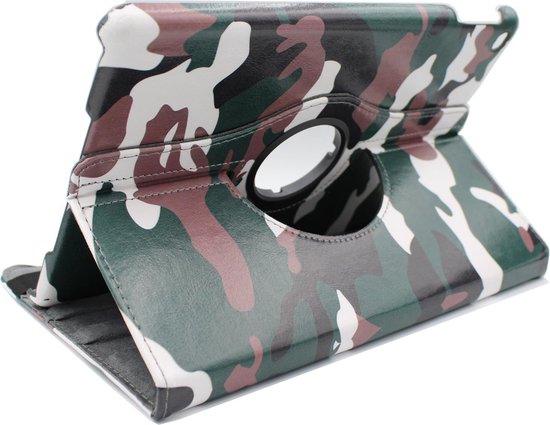 Samsung Galaxy Tab S5e Tablethoes - Camouflage - Draaibare Bookcase