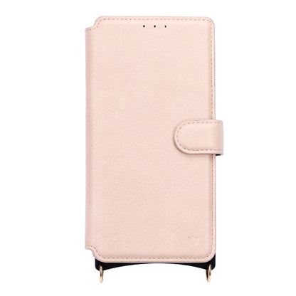 Samsung Galaxy S25 Ultra Hoesje - Roze - 'Amsterdam' Magnetische Wallet Case met Pasjeshouders en