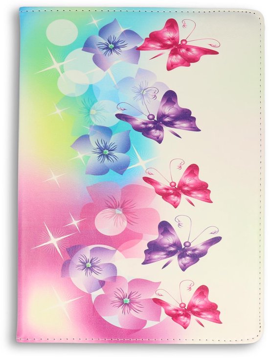 Apple iPad Air 4 10.9 (2020) Tablet Case - Flowers and Butterflies - Rotating Folio Case