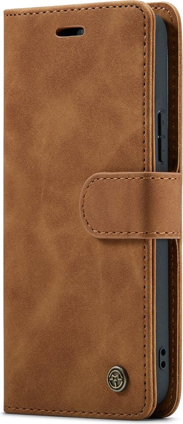 Samsung Galaxy S23 Plus Hoesje - Sienna Brown - 2 in 1 Bookcase