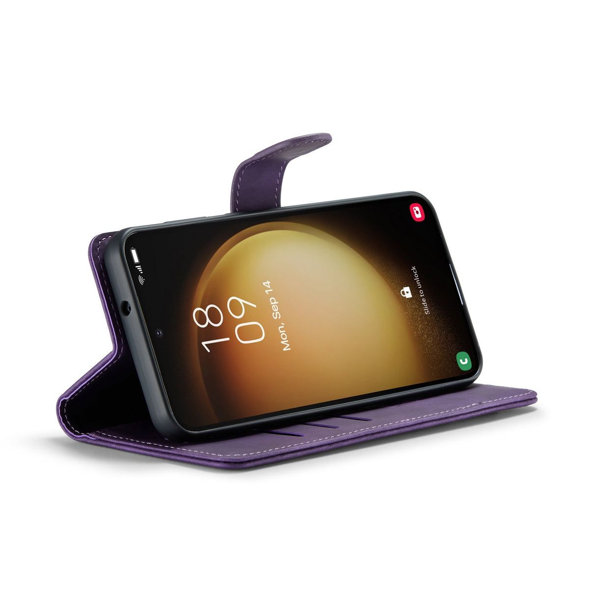 Samsung Galaxy A54 5G Hoesje - Dark Purple - 2 in 1 Bookcase