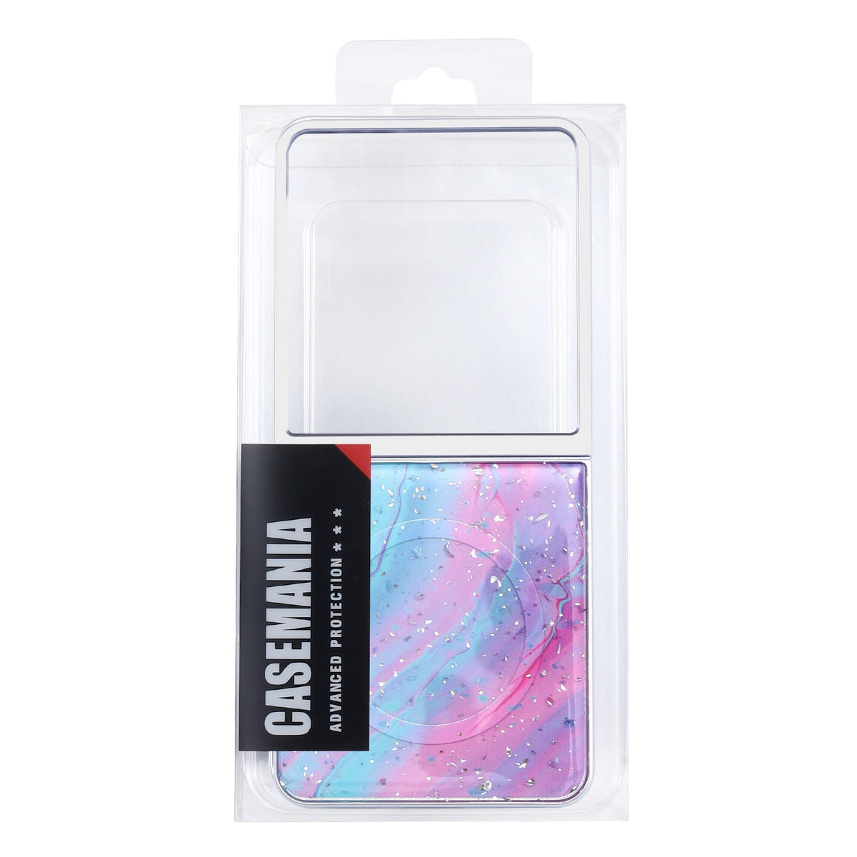 Coque Samsung Galaxy Z Flip 7 - Licorne - Marbre Paillettes MagSafe Back Cover