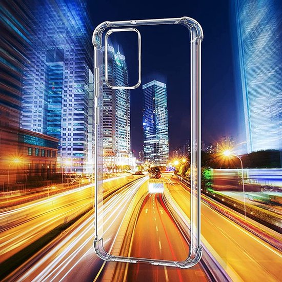 OPPO A16 Case - Clear - Shockproof Hybrid Back Cover