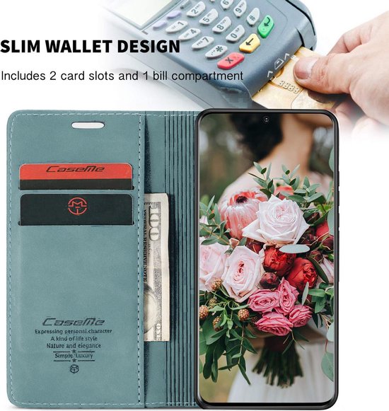 Samsung Galaxy S20 FE Hoesje - Blauw - Dunne Bookcase
