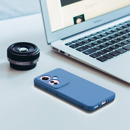 Oppo Reno 11F Hoesje - Blauw - Liquid Siliconen Back Cover