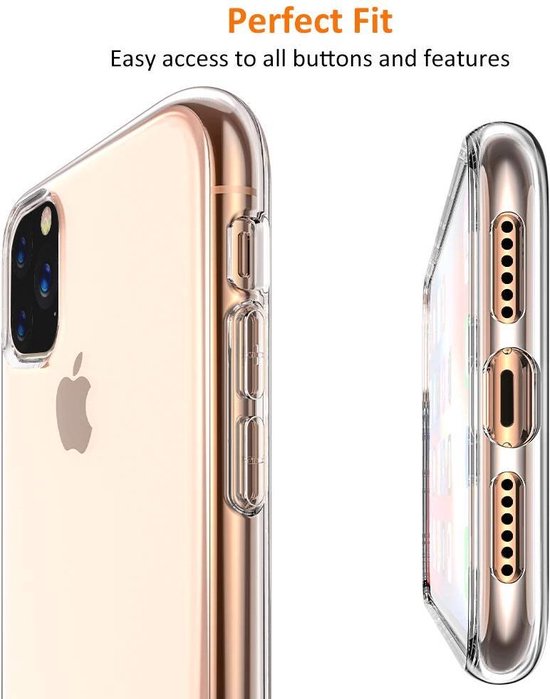 Apple iPhone 11 Pro Max Hoesje - Transparant - Siliconen Back Cover