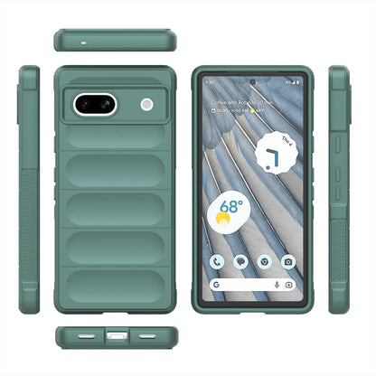 Google Pixel 7A Hoesje - Groen - Siliconen Back Cover