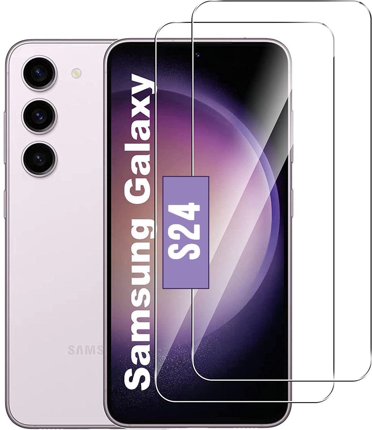 Samsung Galaxy S24 Screenprotector - Full Cover - 2 Stuks