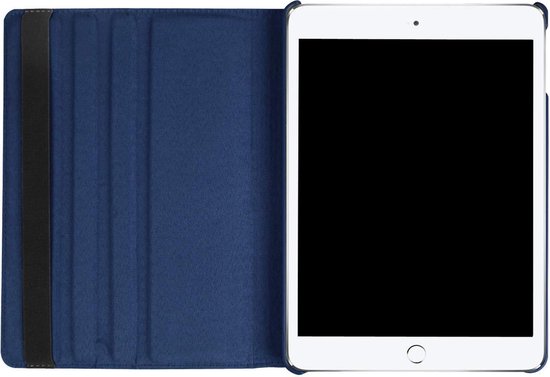 Apple iPad 7 10.2 (2019) Tablet Case - Dark Blue - Rotating Folio Case