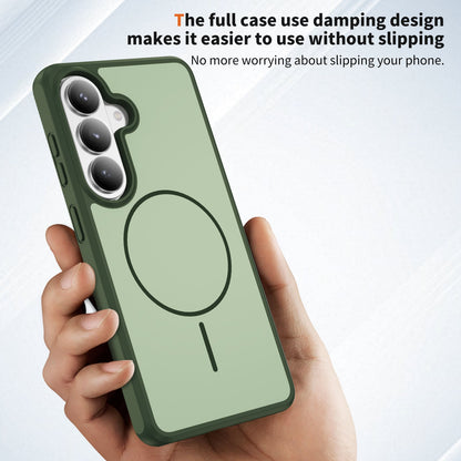 Samsung Galaxy A57 Hoesje - Groen - Minimalistic MagSafe Back Cover