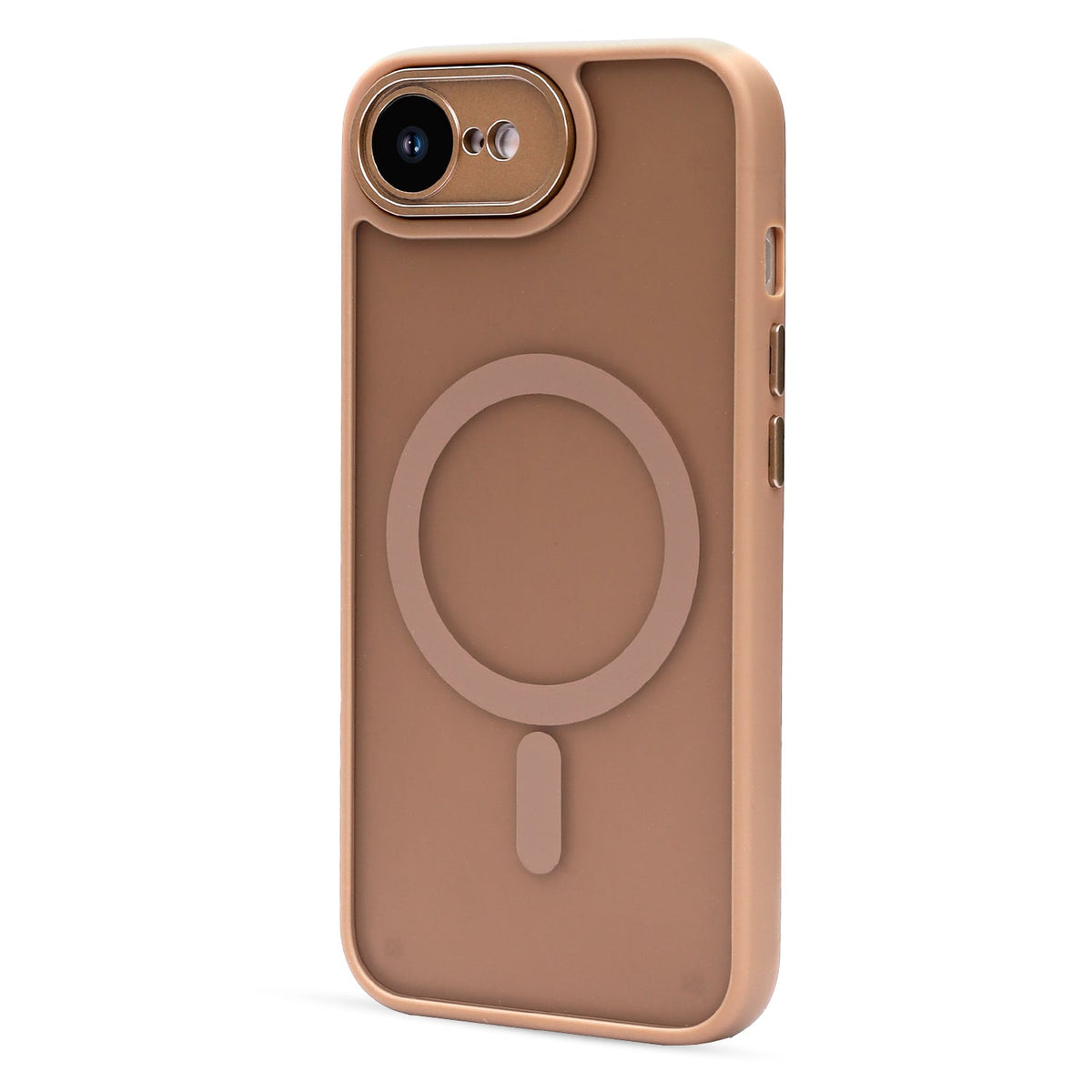 Apple iPhone 17e Hülle - Braun - Mattes Armor-MagSafe-Backcover