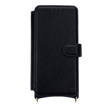 Samsung Galaxy S25 FE Hoesje - Zwart - CM Amsterdam Back Cover met Telefoonkoord