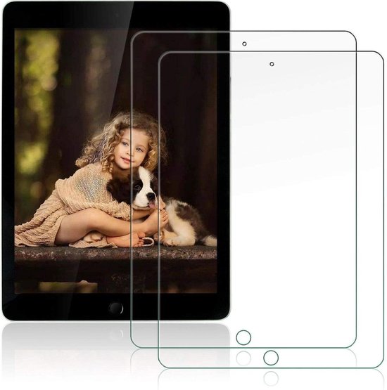 Apple iPad 10.2" WiFi 2020 (8. Gen.) / 10.2" WiFi 2019 (7. Gen.) Screenprotector - Full Cover - 2 Stuks