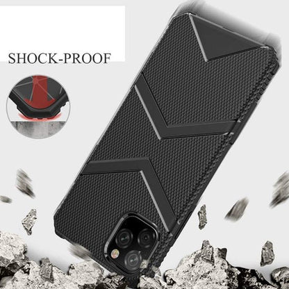 Apple iPhone 11 Pro Hoesje - Zwart - Anti Slip Back Cover