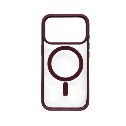 Apple iPhone 17 Pro Case - Burgundy - Bumper MagSafe Back Cover
