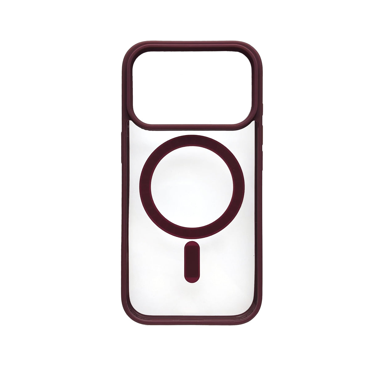 Apple iPhone 18 Pro Hoesje - Burgundy - Bumper MagSafe Back Cover