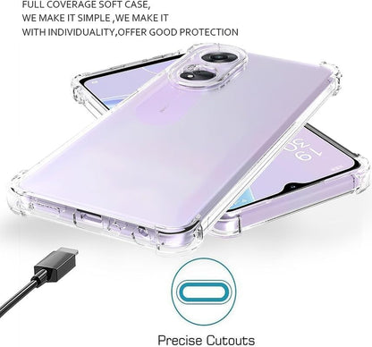 Oppo A18 & A38 Hoesje - Transparant - Anti-Shock Hybrid Back Cover