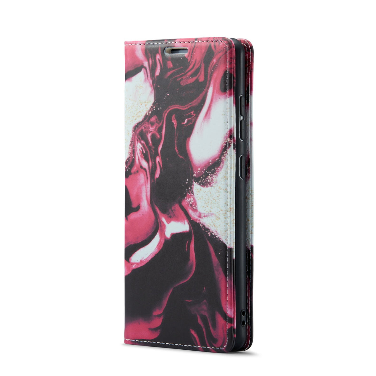 Samsung Galaxy S20 FE Hoesje - Red Rhodonite - Marmer Portemonnee Bookcase