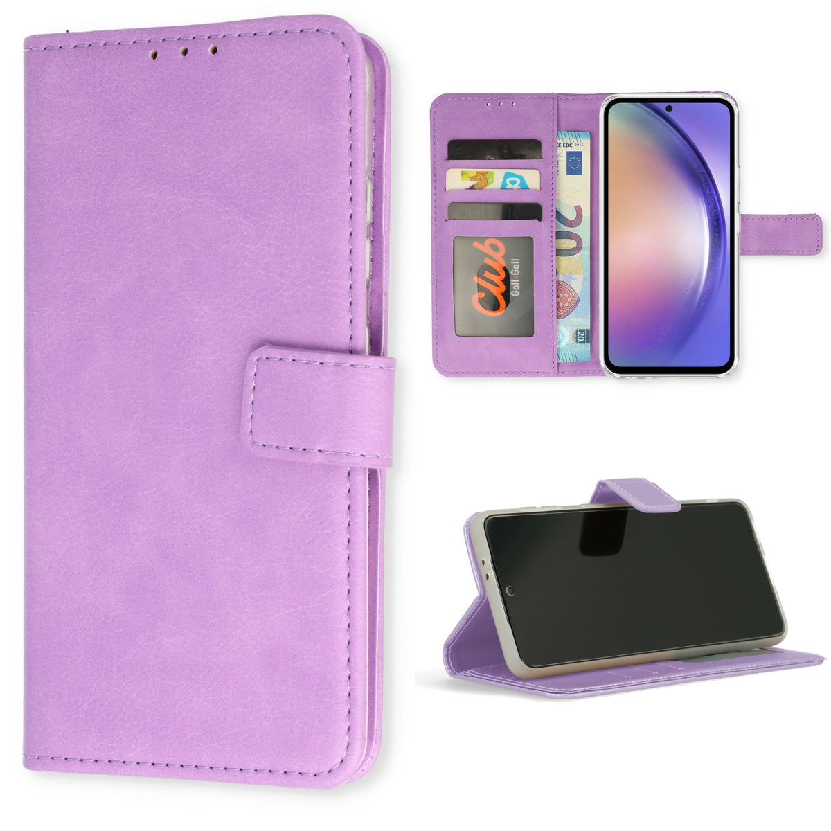 Samsung Galaxy A51 Case - Purple - Wallet Case