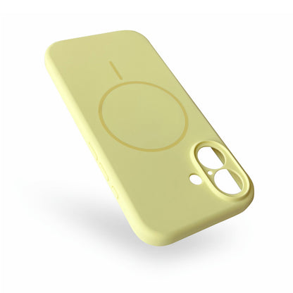Apple iPhone 16 Plus Case - Yellow - Liquid Silicone MagSafe Back Cover