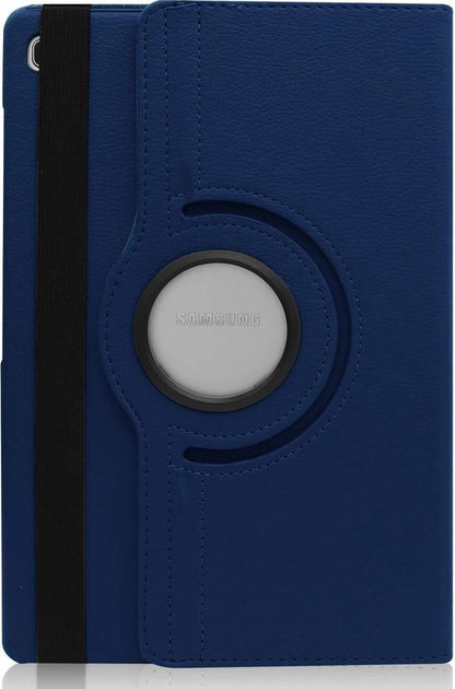 Samsung Galaxy Tab S6 Lite Tablet Case - Dark Blue - Rotating Folio Case