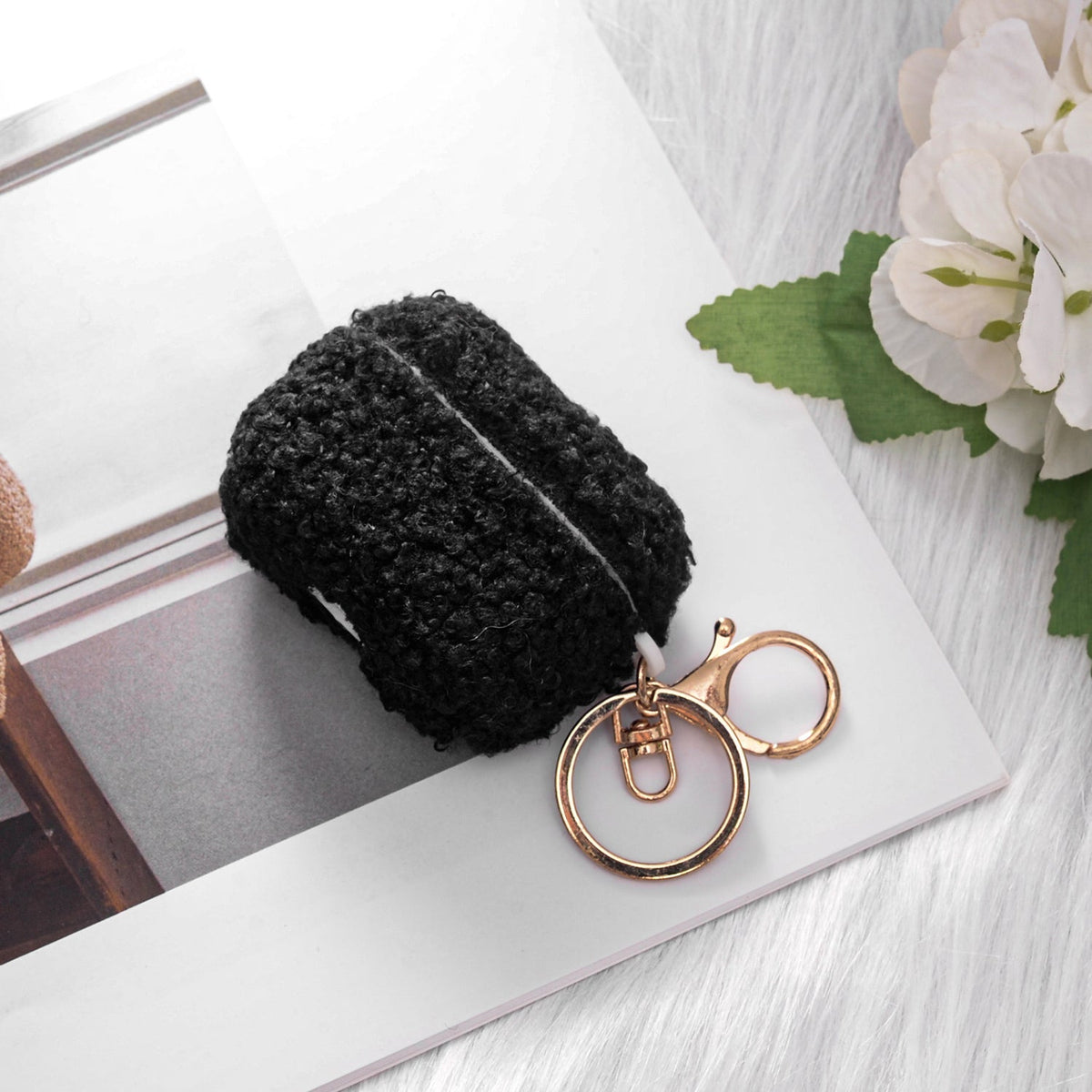 Apple AirPods Pro 2 / Pro Hoesje - Teddy Furr - Zwart