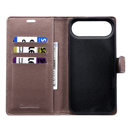 Apple iPhone Air Case - Mocha Brown - 2-in-1 Velvet Wallet Case