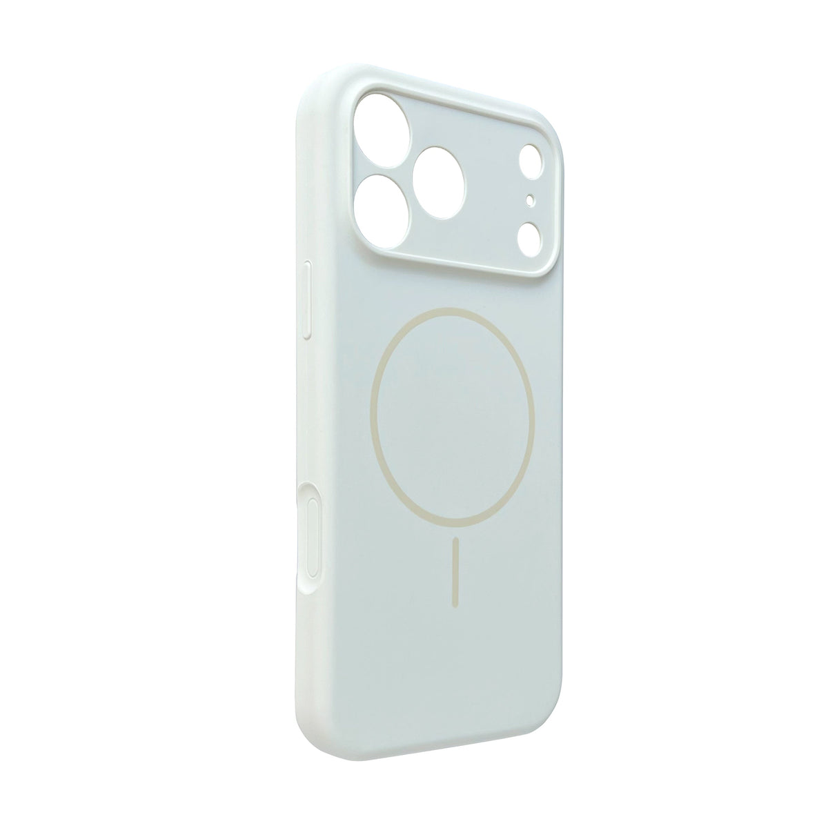 Apple iPhone 18 Pro Max Hoesje - Ivory Wit - Zachte Liquid Siliconen MagSafe Back Cover