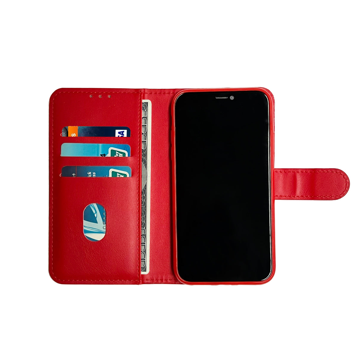 Apple iPhone 11 Hoesje - Rood - Bookcase
