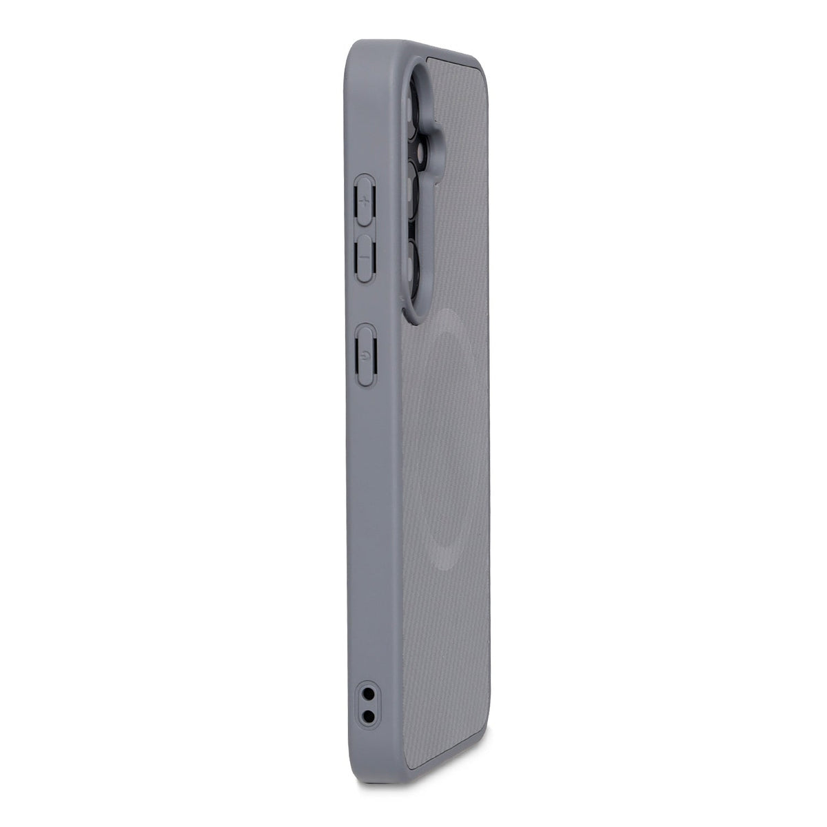 Samsung Galaxy S24 Plus Hoesje - Grijs - Carbon MagSafe Back Cover