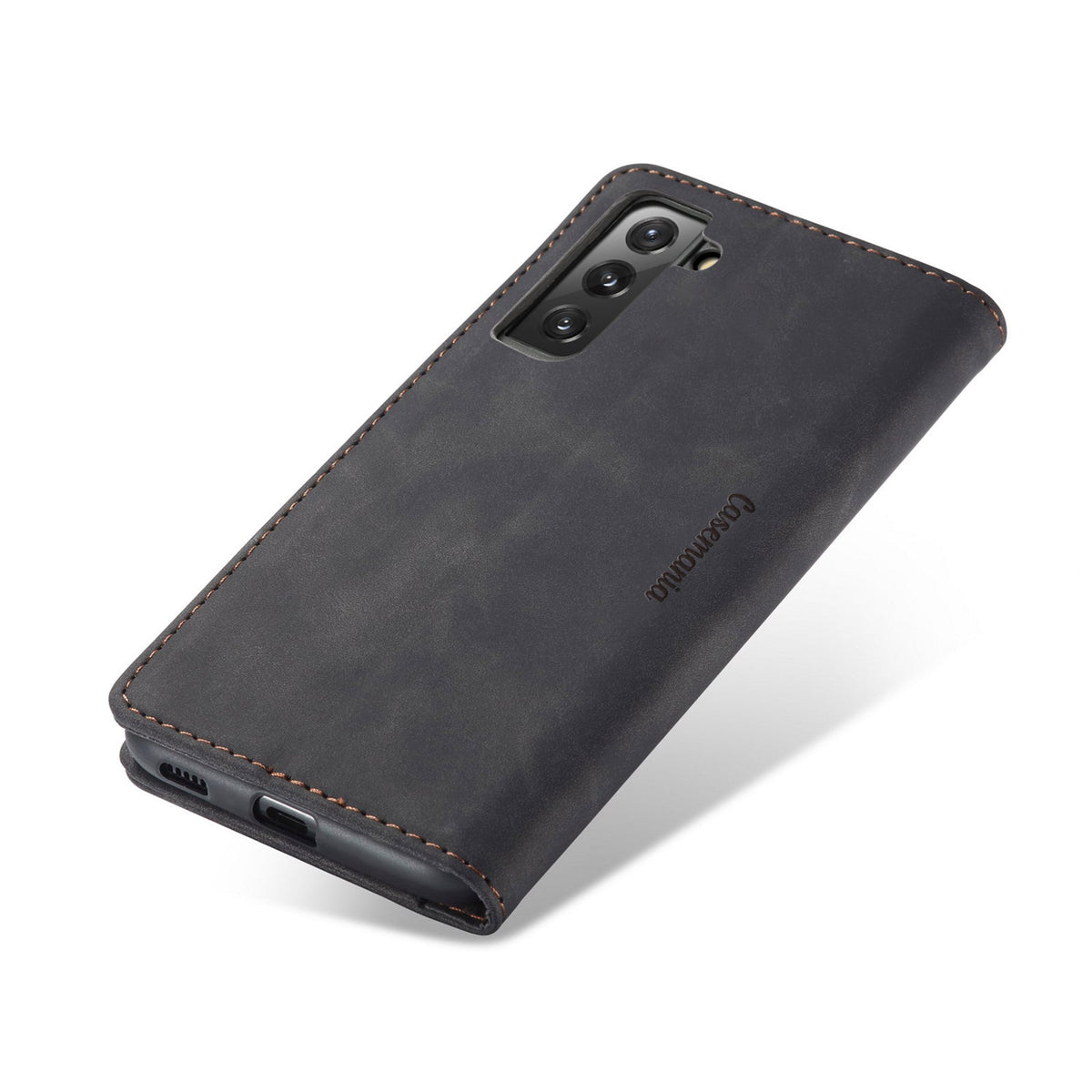 Samsung Galaxy S24 Hoesje - Charcoal Gray - Dunne Bookcase