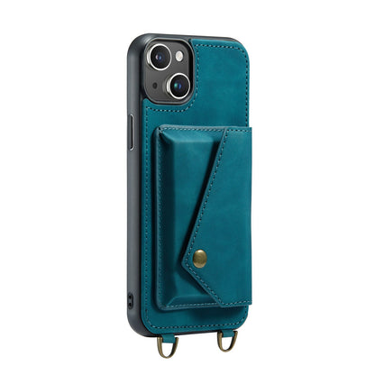 Apple iPhone 15 Plus Case - Emerald Green - Luxury Back Cover with Phone Strap