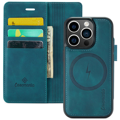 Apple iPhone 15 Pro Max Hoesje - Emerald Green - 2 in 1 MagSafe Bookcase